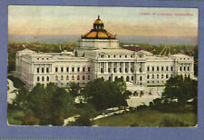 Postcard Library Of Congress Washington D. C. Posted 1909 picture