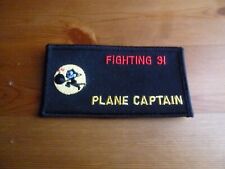 VF-31 Tomcatters Nametag Patch Plane Captain F-14 Tomcat Nas Oceana US Navy CVW picture