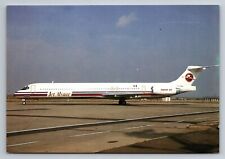 Jet Alsace McDonnell Douglas MD-83 F-GGMD Airline Aircraft Postcard picture