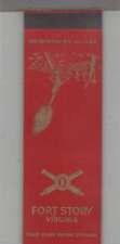 Matchbook Cover - Military Fort Story Virginia Salesman Sample picture