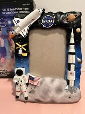 MiracleBeam Kennedy Space Center 5x7 3D Resin Picture Frame - Used Rare NASA picture