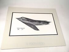 Vintage Lockheed F-117A Stealth Fighter Joe Milich Art Print 189/1000 20