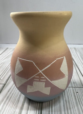 Vintage Native American Sioux Pottery Vase 5”  Lakota Pottery-Levy picture