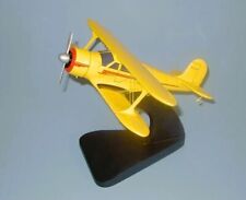 Beechcraft G-17 Staggerwing Yellow Desk Display Private Model 1/32 SC Airplane picture