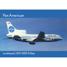 Pan American Lockheed L.1011-500 TriStar Art Print - Aerial View Aviation 1970s picture