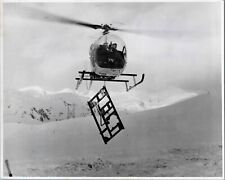 BELL 47G HB-XAE HELICOPTER HELISWISS ORIGINAL PRESS PHOTO SWITZERLAND 2 picture
