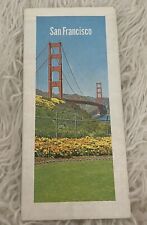 Vintage AAA Road Map San Francisco 1980s  30.5 x 26.5 inches Bat Area Tourism picture