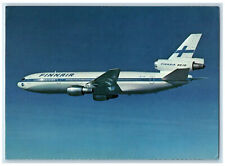 1983 Finnair Airplane On Tours Twich in Moscow Russia Vintage Postcard picture