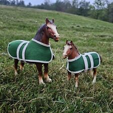 Breyer #8384 Clydesdale Mare And Foal Set With Blankets picture